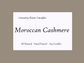 Moroccan Cashmere